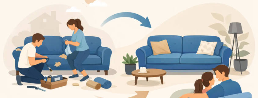 Geliebtes Sofa erhalten statt wegwerfen
